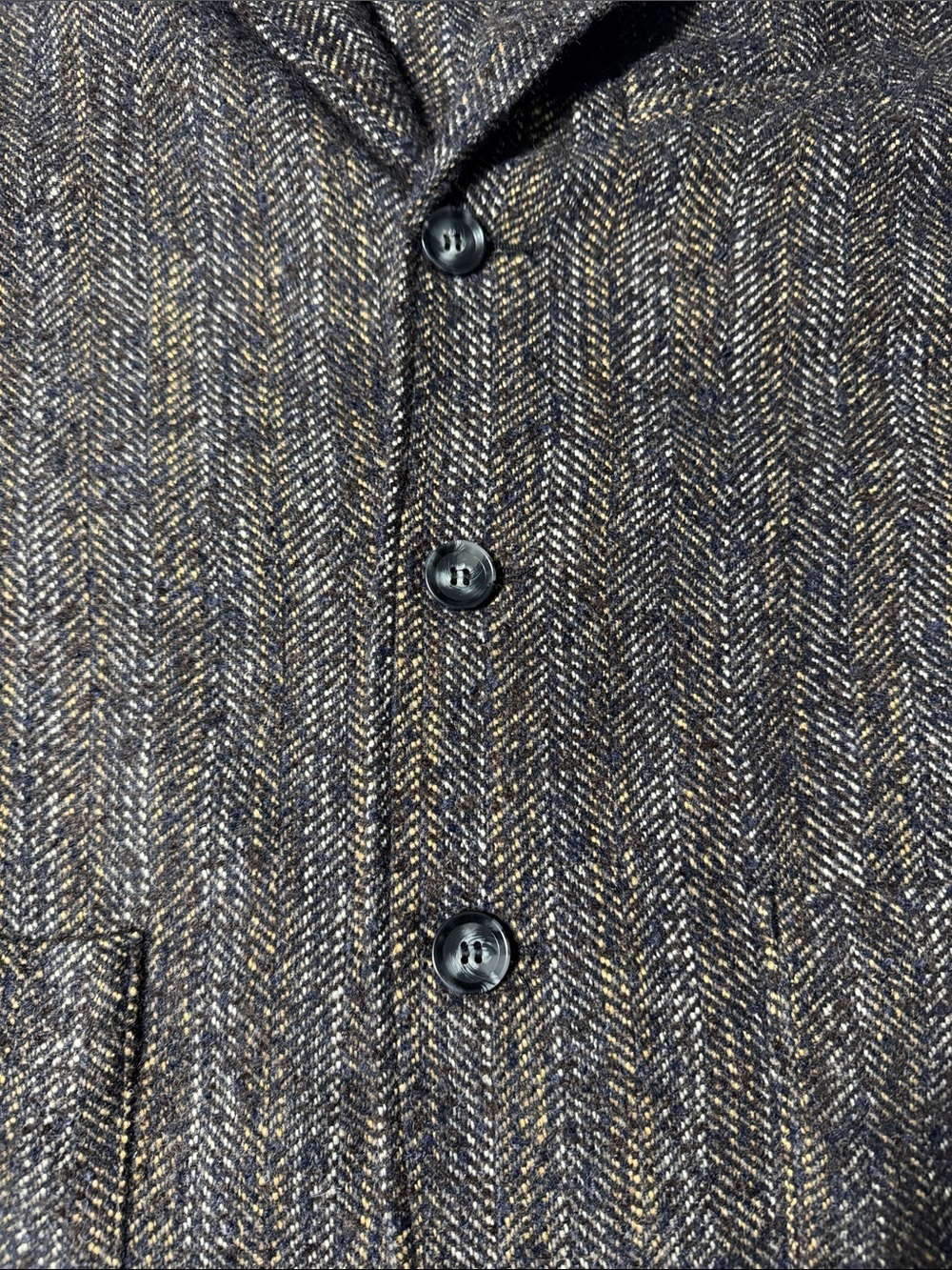 NWT Percival 365 Brooks Blazer Men’s Large Brown Herringbone Old Money Preppy - Picture 5 of 8